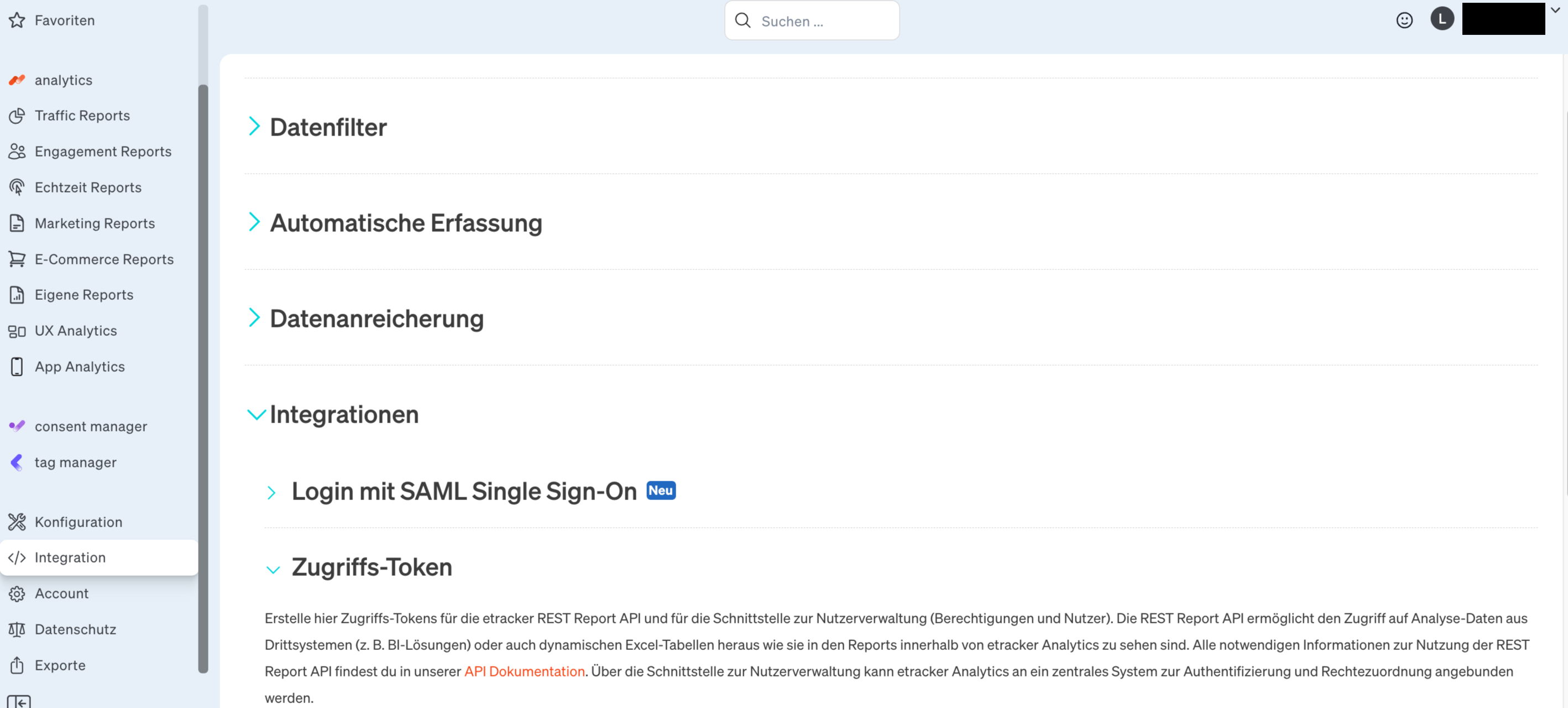 OMT Tool Testbericht eTracker Token