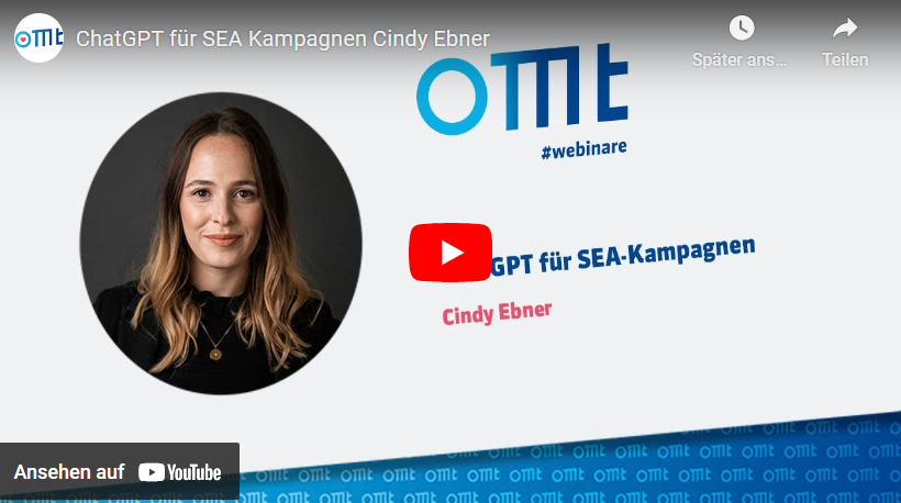 ChatGPT für SEA-Kampagnen