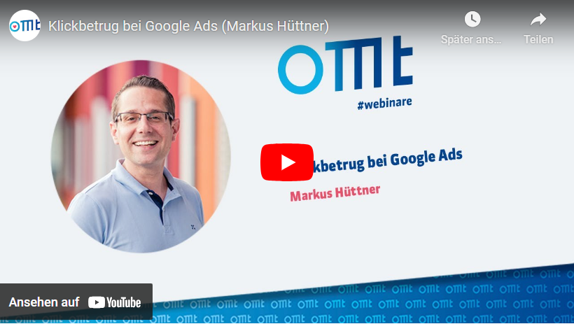 Klickbetrug bei Google Ads