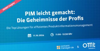 FRIDAY Insights: Product Information Management (PIM)