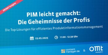 FRIDAY Insights: Product Information Management (PIM)