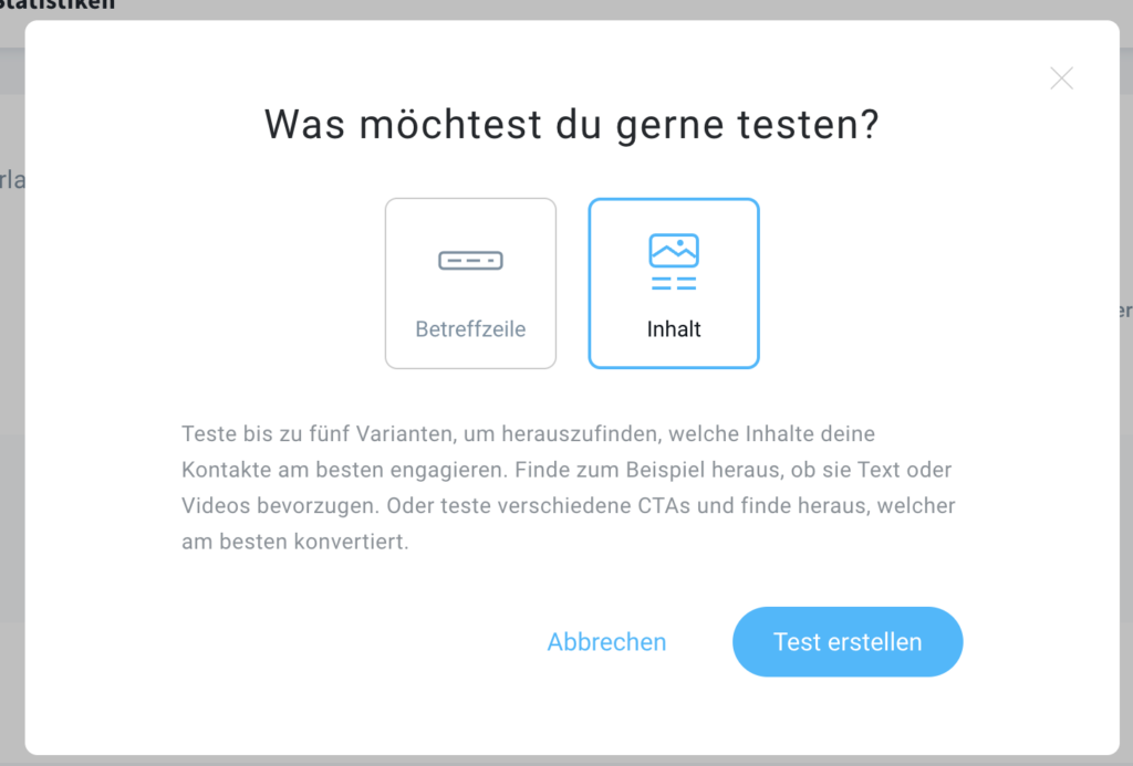 A/B Tests in GetResponse