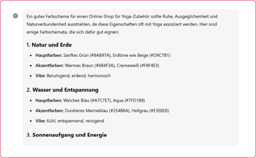 OMT Magazin Website erstellen mit ChatGPT Farbe