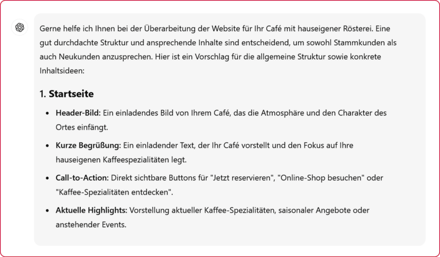 OMT Magazin Website überarbeiten mit ChatGPT