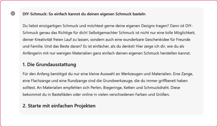 OMT Magazin Website erstellen mit ChatGPT Blogbeitrag