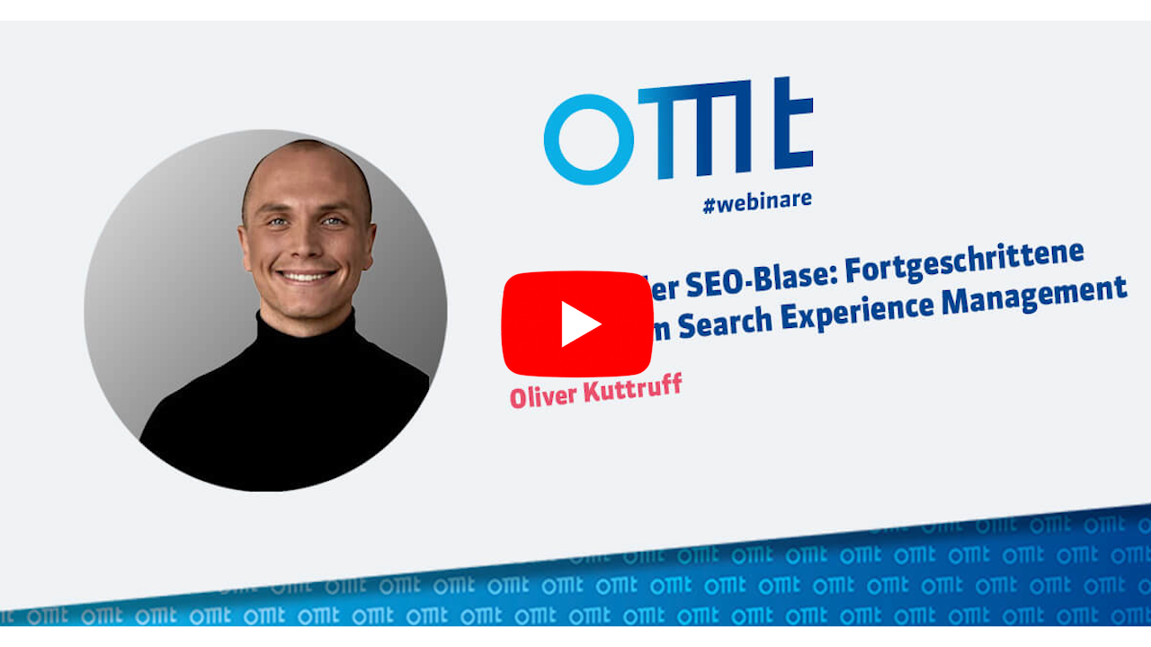 Raus aus der SEO-Blase: Fortgeschrittene Taktiken im Search Experience Management