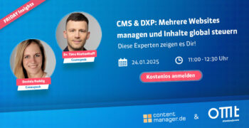 FRIDAY Insights: Multisite Management im CMS: Seiteninhalte effizient verteilen