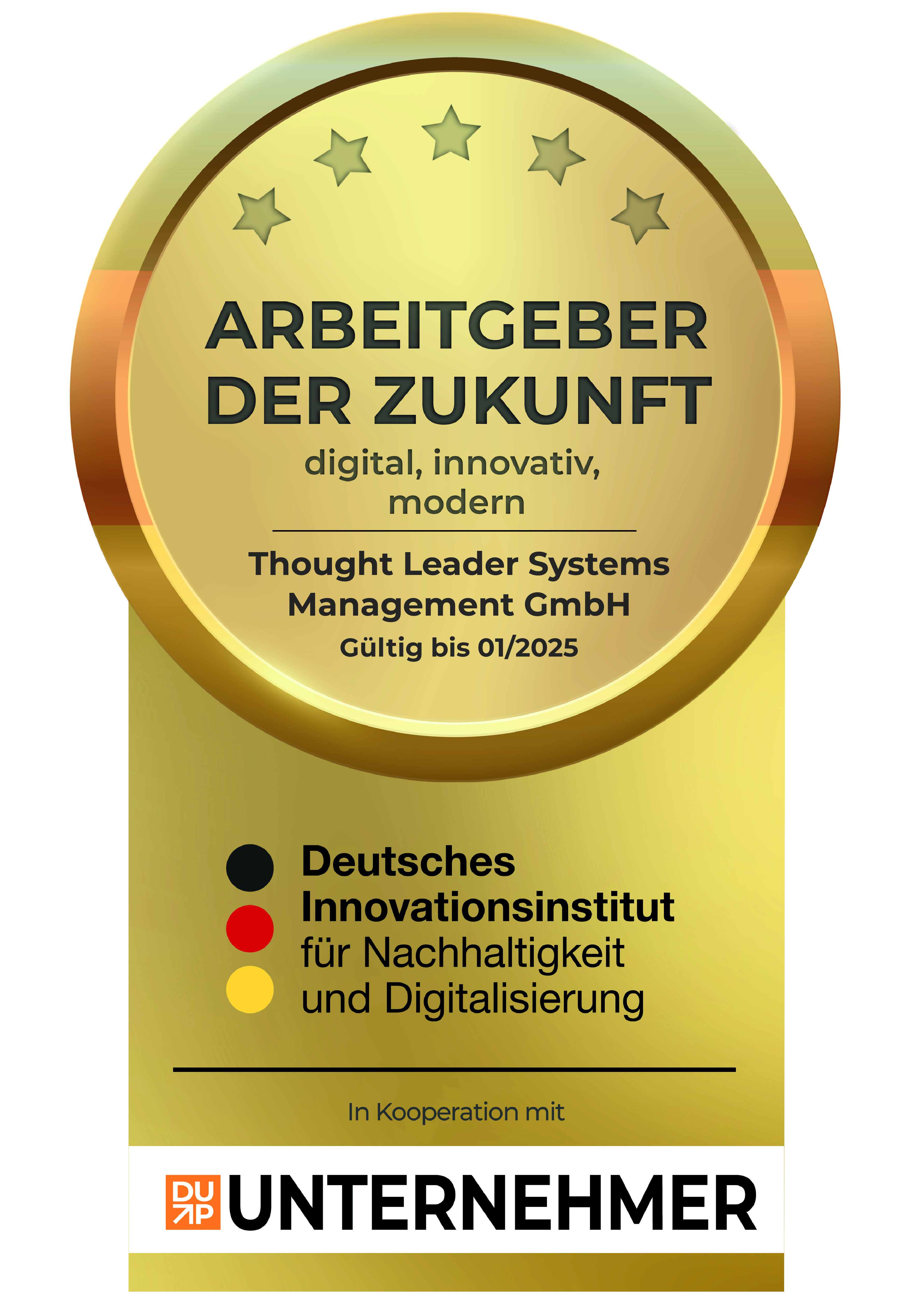 Thought Leader Systems Award